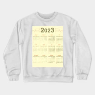 2023 Calendar Crewneck Sweatshirt